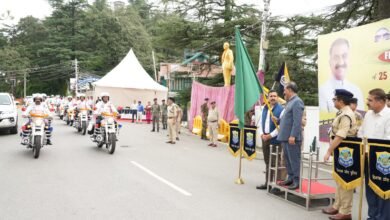 Photo of मुख्यमंत्री ने 25 पेट्रोलिंग मोटर साइकिलों को हरी झंडी दिखाकर रवाना किया