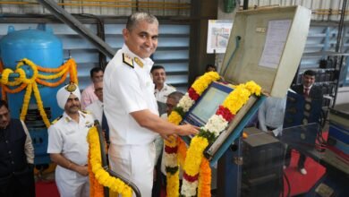 Photo of भारतीय नौसेना के लिए तीसरे फ्लीट सपोर्ट जहाज के निर्माण कार्य की शुरुआत का समारोह