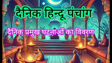 Photo of *🚩श्री गणेशाय नम:🚩*  *📜 दैनिक पंचांग 📜*