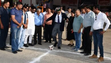 Photo of युवाओं को नशे से दूर रखने में खेल महत्वपूर्ण – डॉ. शांडिल 7-ए साइड राष्ट्रीय फुटबॉल प्रतियोगिता सम्पन्न