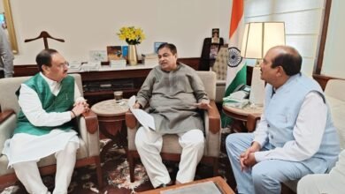 Photo of हिमाचल के हितों को लेकर नितिन गडकरी से मिले जेपी नड्डा