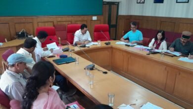 Photo of मतदान केन्द्रों के युक्तिकरण के संबंध में बैठक आयोजित