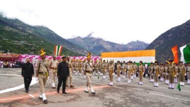 Photo of किन्नौर जिला के आई.टी.बी.पी ग्राउंड में हर्षाेल्लास के साथ मनाया गया 79 वां जिला स्तरीय स्वतंत्रता दिवस समारोह