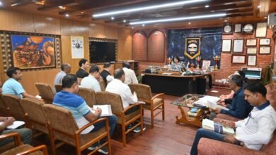 Photo of *मतदान केंद्रों के युक्तिकरण पर बैठक आयोजित*