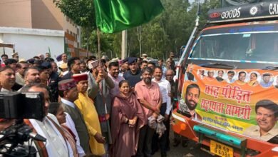 Photo of भाजपा हरियाणा सरकार ने चंबा के लिए भेजे राहत सामग्री के 10 ट्रक, सीएम सैणी ने दिखाई हरी झंडी : बिंदल  भाजपा सेवा ही संगठन में रखती है विश्वास : नायब सिंह सैणी