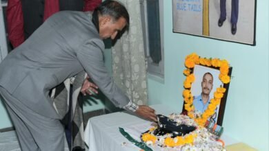 Photo of विंग कमांडर नमांश स्याल को मुख्यमंत्री ने दी श्रद्धांजलि, कहा—राष्ट्र ने बहादुर बेटा खो दिया
