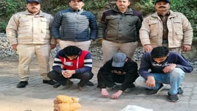 Photo of घुमारवीं पुलिस का बड़ा प्रहार: पंजाब व J&K के 3 युवक गिरफ्तार, कार से 3.650 किलो चरस बरामद
