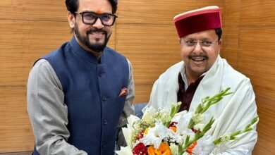 Photo of भाजपा राष्ट्रीय कार्यकारी अध्यक्ष नितिन नबीन को नवीन दायित्व पर डॉ. राजीव बिंदल व सांसद अनुराग ठाकुर ने दी शुभकामनाएँ 