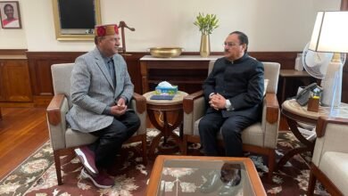 Photo of *डॉ. राजीव बिंदल की भाजपा राष्ट्रीय अध्यक्ष जगत प्रकाश नड्डा से दिल्ली में भेंट*