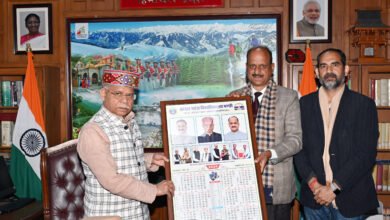 Photo of राज्यपाल शिव प्रताप शुक्ल ने सरदार पटेल विश्वविद्यालय मंडी का कैलेंडर एवं डायरी–2026 जारी किया