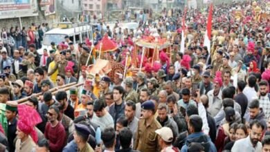 Photo of अंतर्राष्ट्रीय महाशिवरात्रि महोत्सव: शाही अंदाज में निकली राज देवता माधवराय की दूसरी जलेब, विधानसभा अध्यक्ष हुए शामिल
