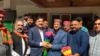 Photo of “विकास ठप, टैक्सों का बोझ चरम पर – कांग्रेस सरकार ने प्रदेश को पीछे धकेला” : डॉ. राजीव बिंदल