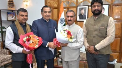 Photo of एचपी एससी आयोग के अध्यक्ष कुलदीप धीमान ने मुख्यमंत्री सुक्खू से की मुलाकात, कई मुद्दों पर चर्चा