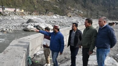 Photo of मनाली में बाढ़ सुरक्षा कार्यों का निरीक्षण, मानसून से पहले पूरा करने के निर्देश