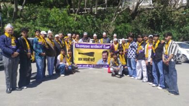 Photo of सोलन में Aam Aadmi Party की बैठक, नगर निगम चुनाव में 17 वार्डों पर दावेदारी का ऐलान