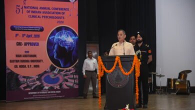 Photo of ग्रेटर नोएडा में क्लिनिकल साइकोलॉजी सम्मेलन का उद्घाटन, AI पर फोकस