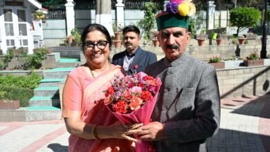 Photo of Rajni Patil ने मुख्यमंत्री Sukhvinder Singh Sukhu से की शिष्टाचार भेंट