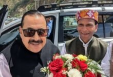 Photo of **सोलन में केंद्रीय मंत्री जितेंद्र सिंह का भव्य स्वागत, तरसेम भारती के नेतृत्व में उमड़ा जनसैलाब**