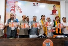 Photo of भाजपा ने लॉन्च किया पालमपुर नगर निगम का विजन डॉक्यूमेंट, शहीदों की स्मृति और पर्यटन विकास पर विशेष फोकस