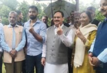 Photo of ⊆मतदान लोकतंत्र की सबसे बड़ी ताकत, हर नागरिक को इसका प्रयोग करना चाहिए : जे.पी. नड्डा