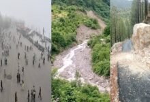 Photo of किन्नौर में फटा बादल, पैदल पुल बहा; लाहौल में पत्थर लगने से एचआरटीसी कंडक्टर की मौत
