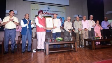 Photo of नौणी विवि में प्रो. प्रेम लाल गौतम को ‘साइटेशन ऑफ ऑनर’ से किया सम्मानित