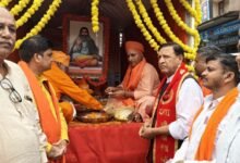 Photo of संत शिरोमणि गुरु रविदास जी के 650वें प्रकाश उत्सव पर काशी से आई पावन मिट्टी कलश यात्रा का माजरा में भव्य स्वागत