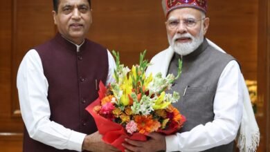 Photo of प्रधानमंत्री नरेंद्र मोदी से मिले नेता प्रतिपक्ष जयराम ठाकुर, हिमाचल प्रदेश के महत्वपूर्ण विषयों एवं वर्तमान परिस्थितियों पर की विस्तृत चर्चा, प्राप्त किया मार्गदर्शन
