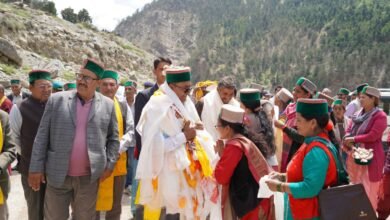 Photo of बागवानी मंत्री ने किया पूह उपमंडल की जंगी पंचायत में सब्जी मंडी का शिलान्यास