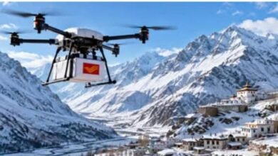 Photo of लाहौल घाटी में बर्फबारी के बीच नहीं रुकेगी डाक, ड्रोन संभालेगा मोर्चा; 10 शाखाओं में होगी डिलीवरी