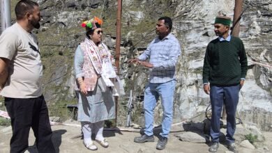 Photo of उपायुक्त सोनाक्षी सिंह तोमर ने नाथपा में एनएच-05 के ब्लॉक पॉइंट का निरीक्षण किया